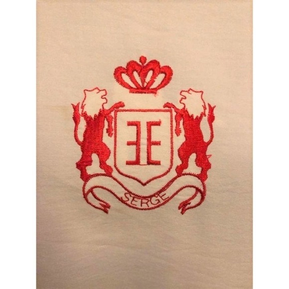 Vintage '80s SERGE rayon top, size extra large - Picture 2 of 6